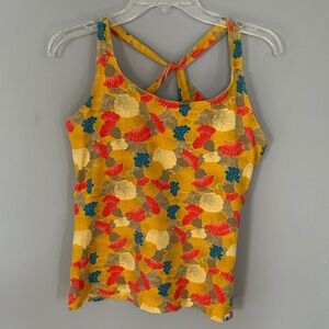 Floral Cross-Back Women's Top The North Face Large Built in Bra